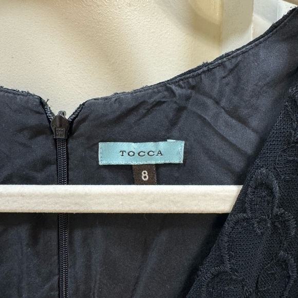 Tocca Black Wool and Silk Midi Dress in UK 8 - Picture 3 of 5